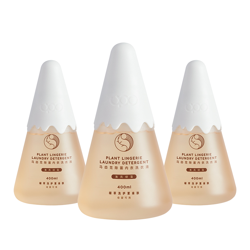UPO 元本生活马齿苋内衣除菌洗衣液 3瓶装400ml