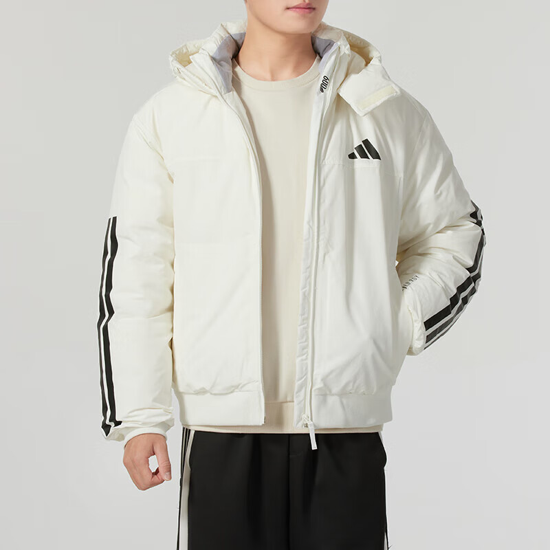 阿迪达斯(adidas)男装新款运动服潮流时尚保暖休闲羽绒服外套KH3993 ZP JG3852/白色 XXL