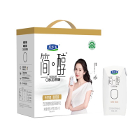 君乐宝简醇0添加蔗糖酸奶整箱常温酸奶代餐 简醇200*12盒[1箱]