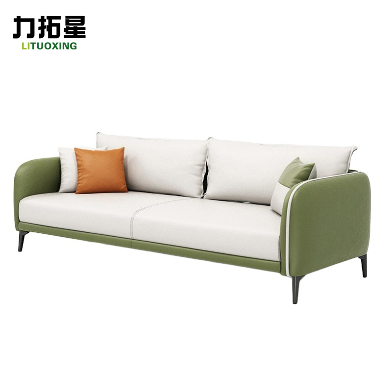 力拓星 商务接待沙发 洽谈沙发 三人 张高清大图