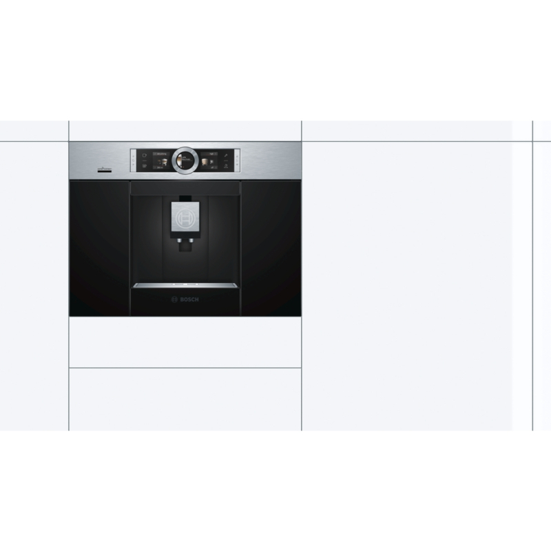 博世(BOSCH) CTL636ES6W 嵌入式咖啡机 原装进口全自动滴漏式不锈钢咖啡机