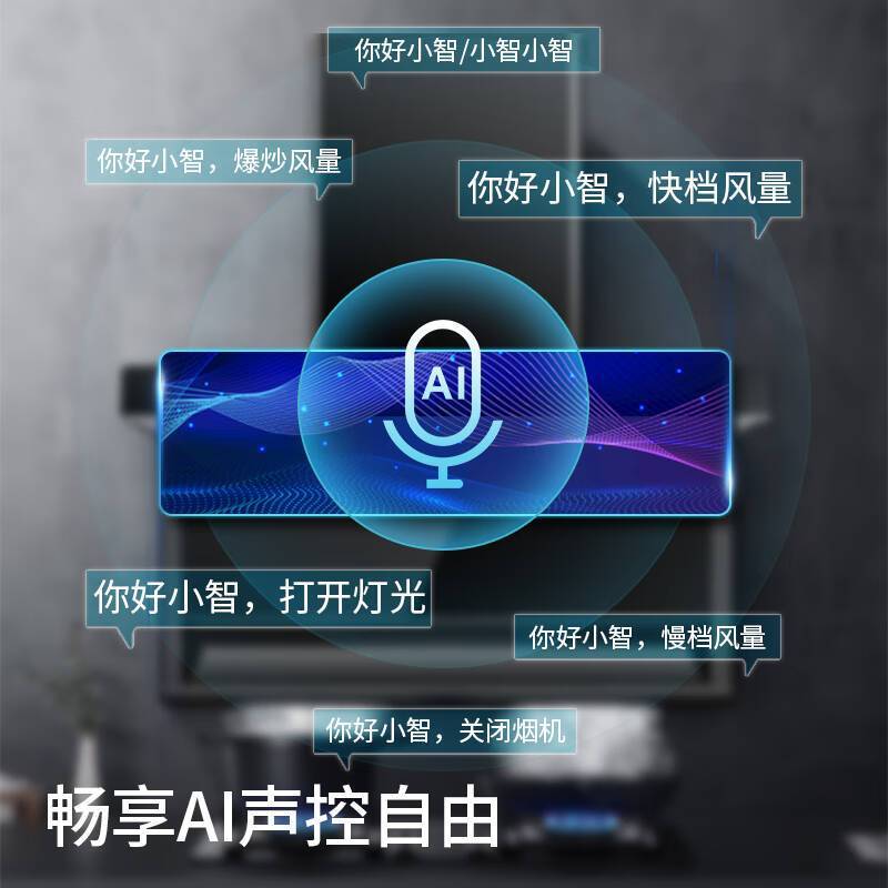 旺厨好太太 750小尺寸油烟机顶侧双吸 32立方大吸力家用7字吸油烟机大功率 自动清洗 语音声控 触摸式高清大图
