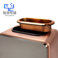 万允 不锈钢加厚立式垃圾桶 38*25cm/个