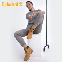 [明星款]添柏岚(Timberland)女鞋踢不烂户外防水经典牛皮磨砂耐磨橡胶EVA打底工装靴大黄靴徒步鞋10361