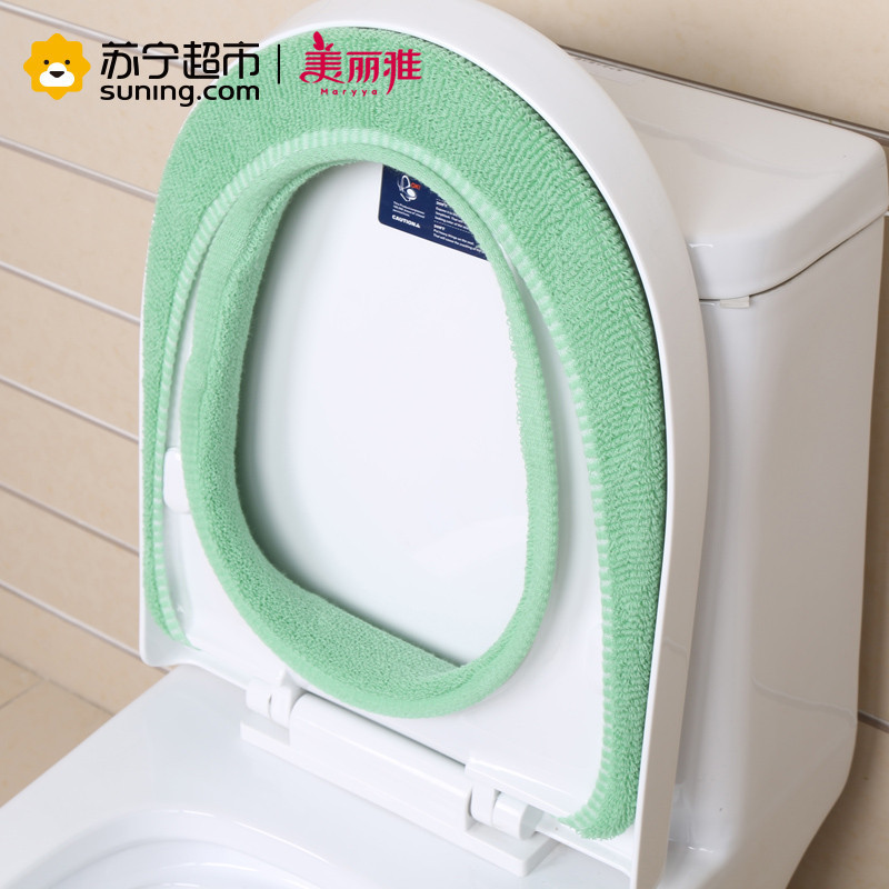 美丽雅maryya O型马桶垫(厚织) 颜色随机 马桶圈马桶套 均码氨纶、晴纶