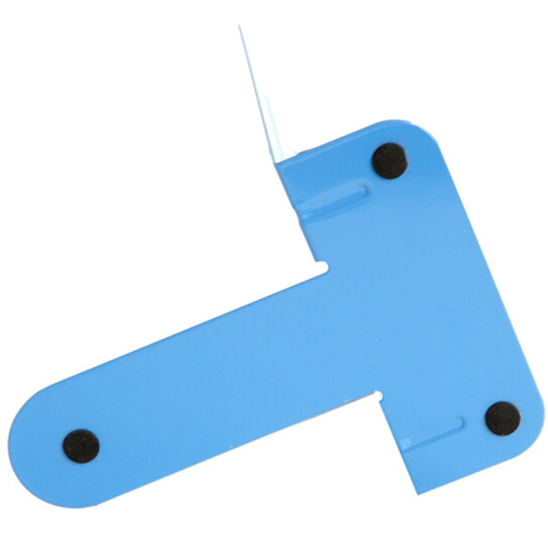 得力(deli) 9263 金属铁书立架 书籍挡靠夹2片付 办公用品 蓝色高清大图