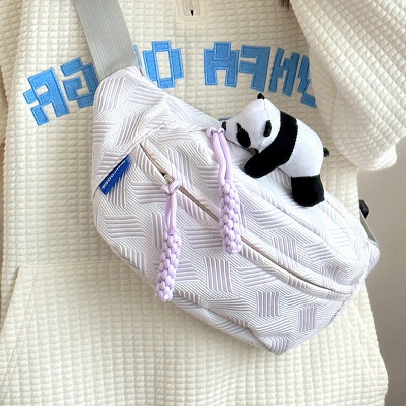 闪电客斜挎包女腰包胸包夏天包包女式小挎包饺子包运动背包手机
