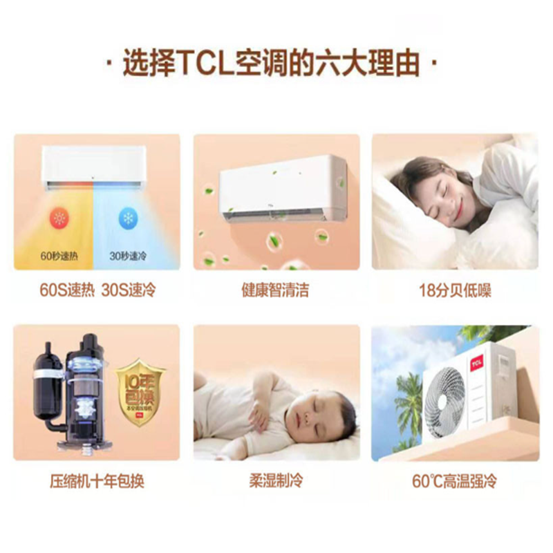 海尔(Haier) 大1匹壁挂式变频空调套机 2级能效 KFR-26GW/20MCA82 货期7-15天