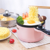安家乐(AJL)电炒锅多功能食品级不粘锅电热锅电炒菜锅学生迷你煎锅宿舍电火锅电饭锅煮蛋器泡面煮面锅电煮锅