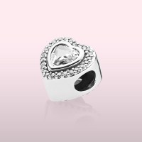 PANDORA潘多拉 925银闪耀爱情 925银串饰 797608CZ 797608CZ可搭配手链项链