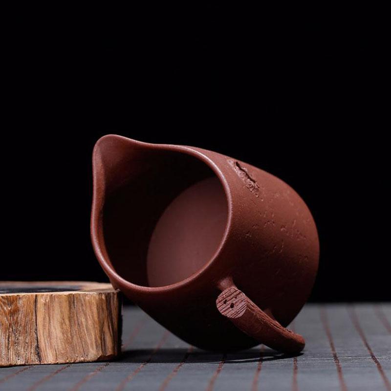 美帮汇原矿紫泥树瘿公道杯全手工分茶器茶道配件高清大图