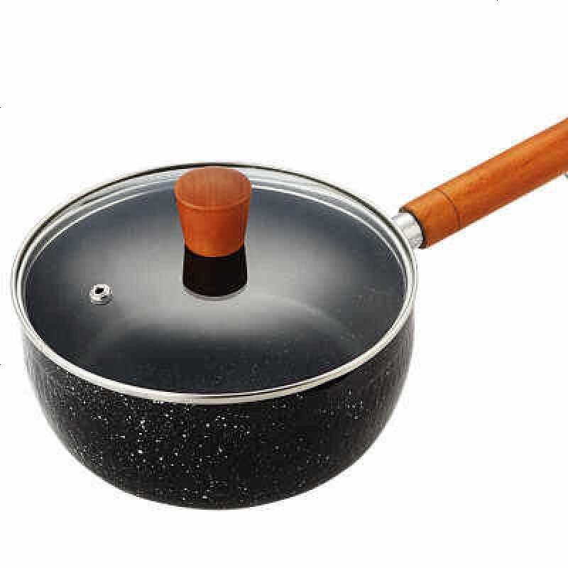 牛奶锅汤锅奶锅平锅小锅锅子奶锅宝宝加厚炖锅御壶煮热面锅牛奶双耳锅