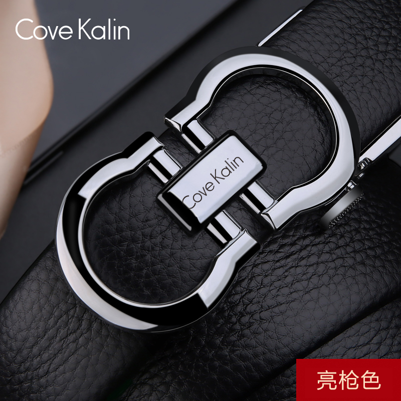 ck正品皮带男真皮青年自动扣牛皮中年男士腰带韩版百搭潮流纯牛皮新款