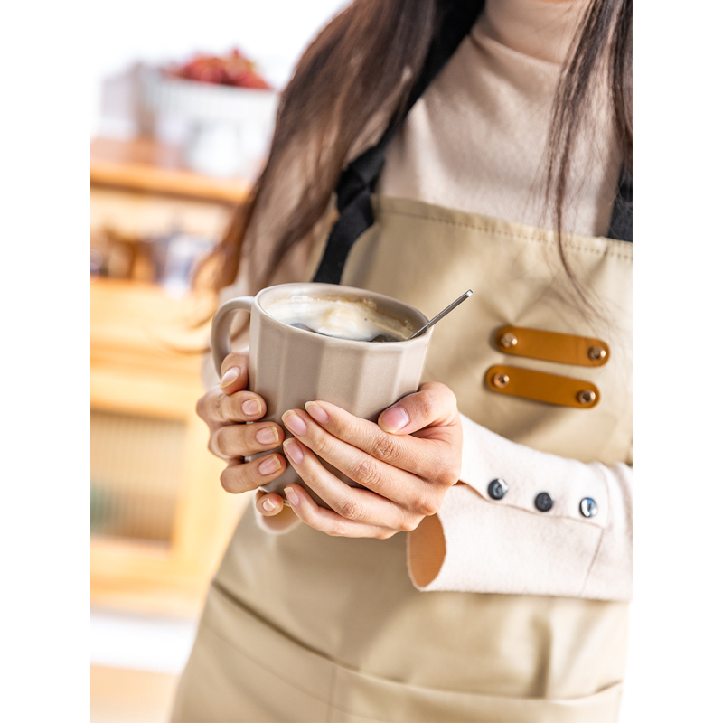 陶瓷马克杯家用北欧大容量情侣杯牛奶杯早餐杯办公室水杯 [西雅图马克杯]