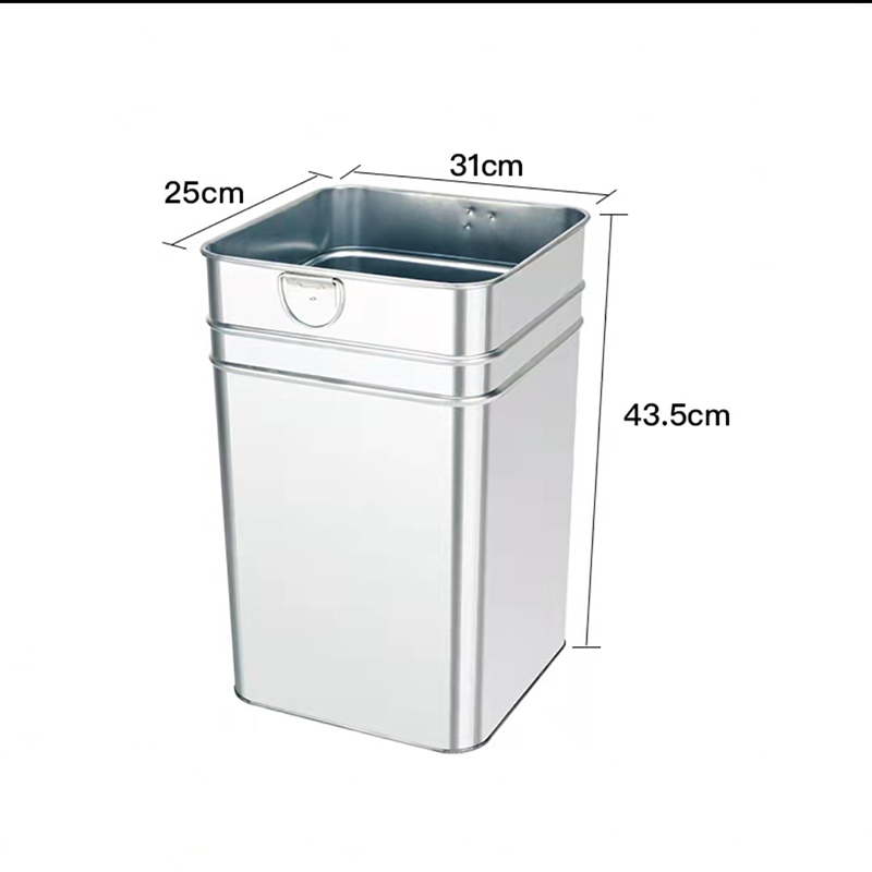 创世人 不锈钢分类垃圾桶垃圾箱垃圾收纳分类箱室外市政环卫小区垃圾筒分类垃圾箱高清大图