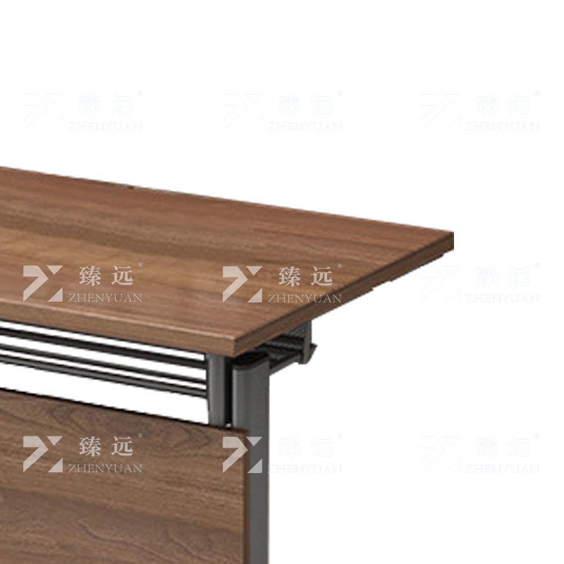 臻远ZY4080611 折叠培训桌培训室会议桌条桌可移动课桌 1800*500*750高清大图