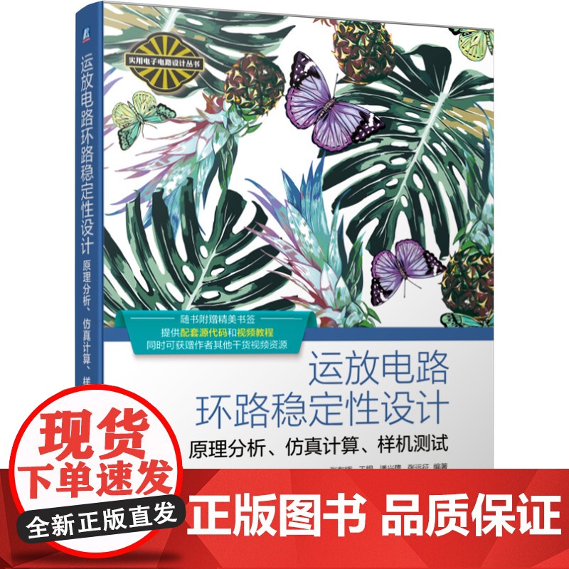 套装 典型电子电路设计与测试+运放电路环路稳定性设计 原理分析仿真计算样机测试 模拟电路数字电路电源电路设计(全2册高清大图