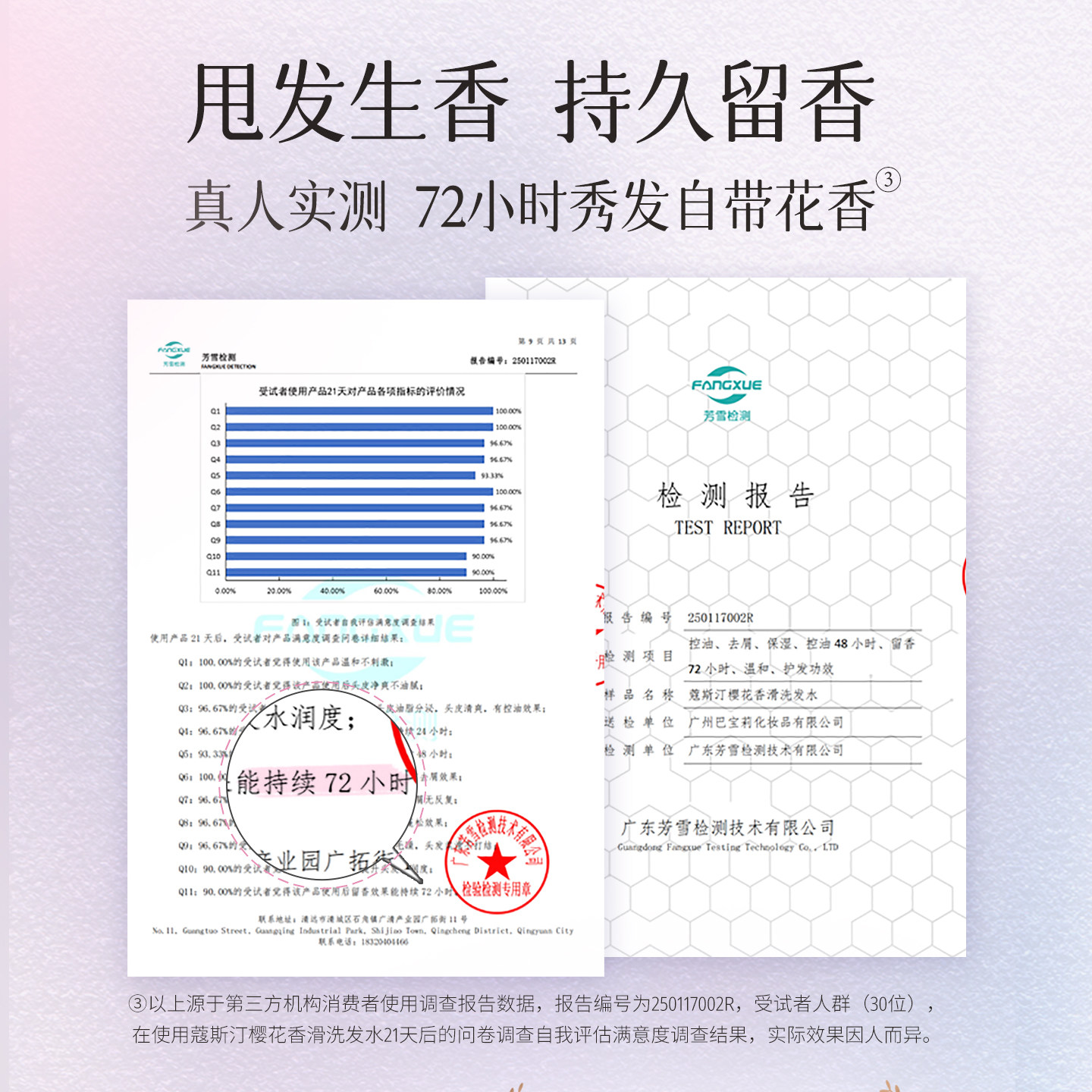 蔻斯汀(Kustie) 樱花香滑修护洗发水男女500g高清大图