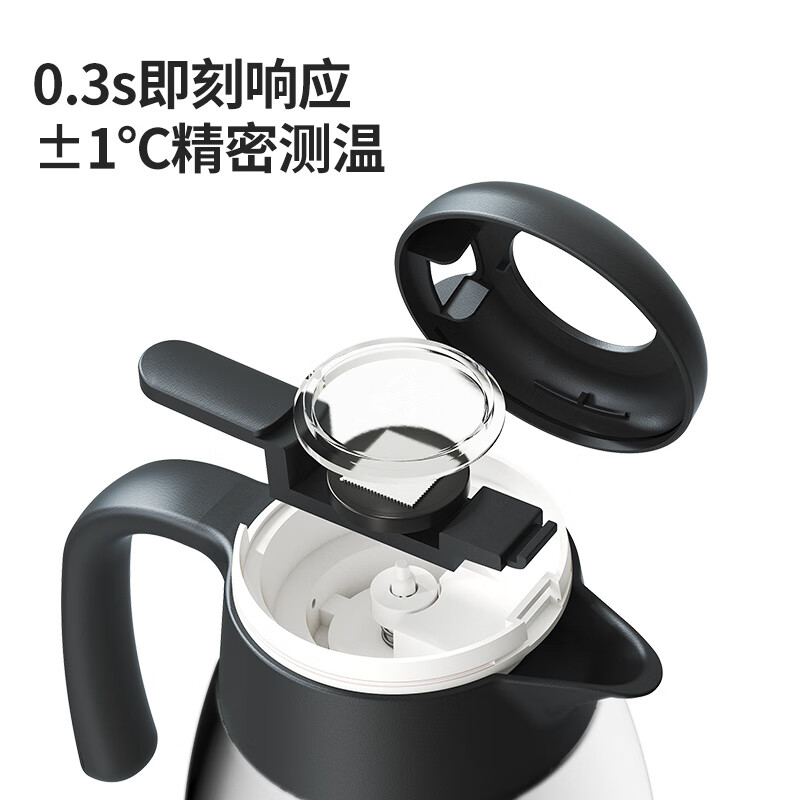 炊大皇(COOKER KING) BW22Z2 保温壶 304不锈钢家用大容量防滑底智能温显保温壶 2.2L高清大图