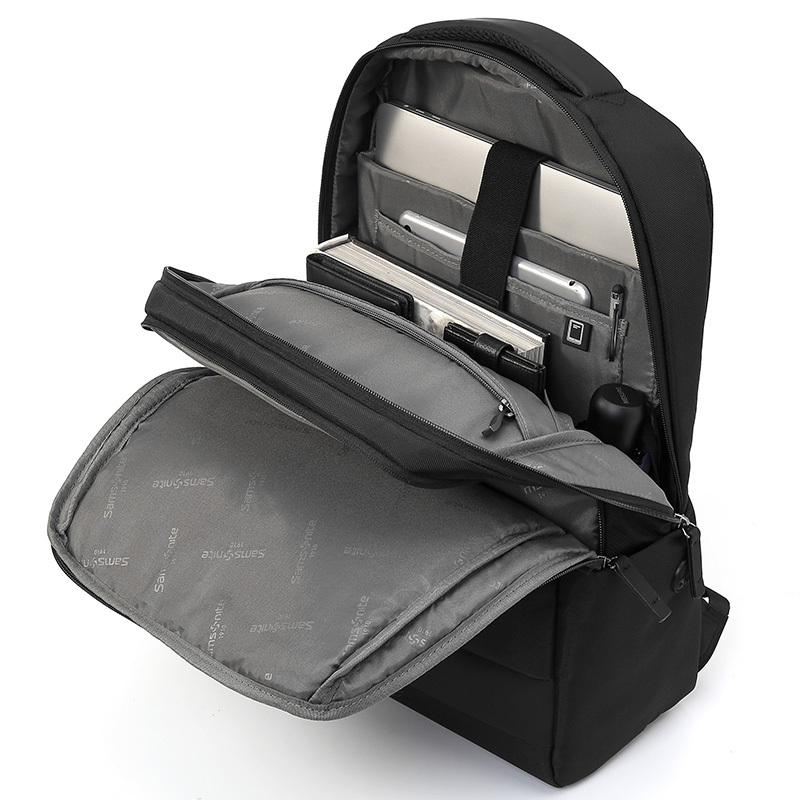 新秀丽(Samsonite)双肩包电脑包联想笔记本15.6英寸 黑色TX5*09001