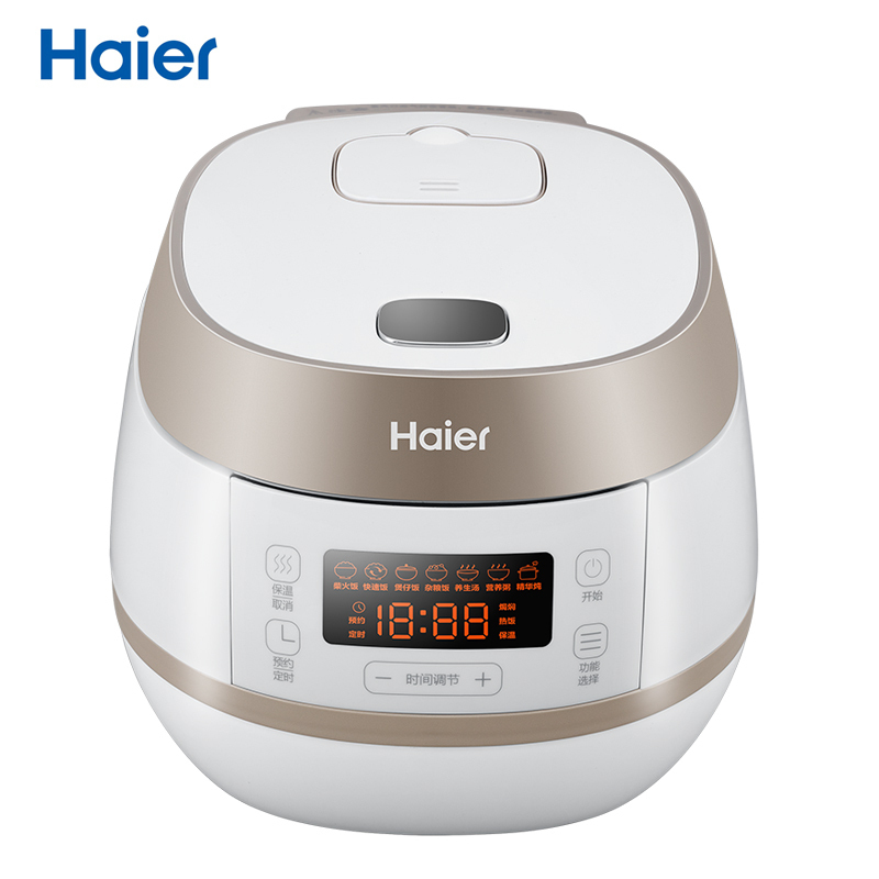 海尔（Haier）电饭煲 HRC-FS30T40 3L预约功能 可拆卸内盖 智能温控电饭煲