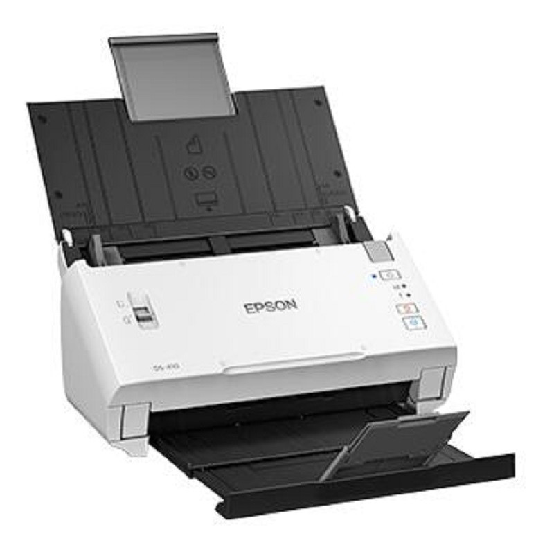 爱普生(EPSON) DS-410 A4幅面高速高清彩色文档自动进纸馈纸式扫描仪 (白色)