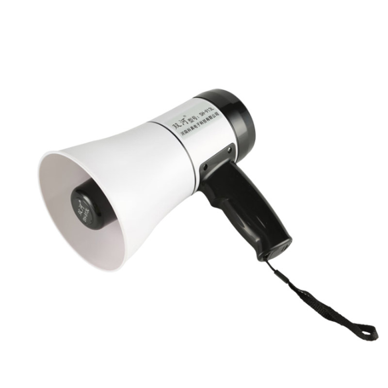 双河大功率手持扩音器喊话器可充电扩音器喇叭 SH-913L 标配+1节备用电池高清大图