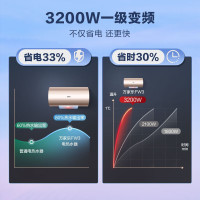 万家乐 60升电热水器60L家用 3200W大功率速热 一级能效 安全无电洗 智能抑菌 WIFI远程遥控D60-FW3