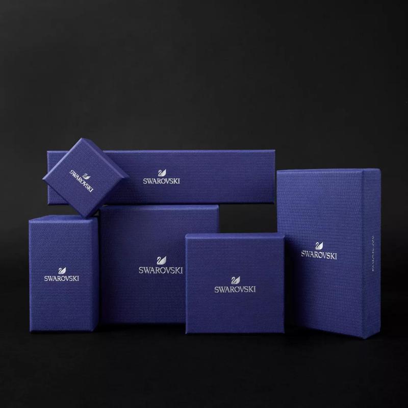 施华洛世奇(SWAROVSKI)金色调女士项链38cm小巧精致百搭配饰日常