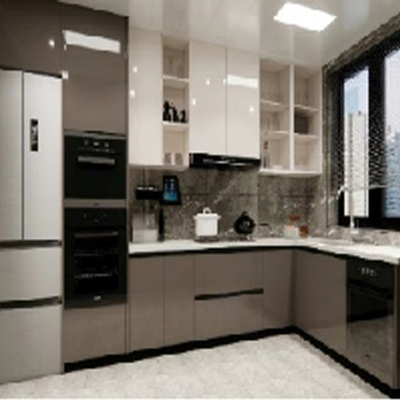 *柜类*橱柜*四海系列-黑色年轮高清大图