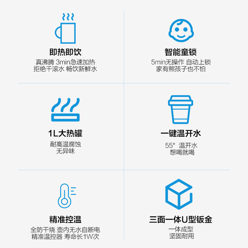 美的(Midea)茶吧机立式饮水机家用办公智能多功能下置式温热型饮水器YR1027S-W摩卡金