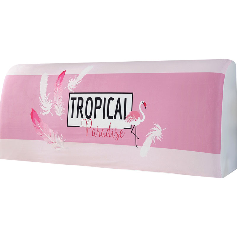 家柏饰(CORATED)床头套罩 床头罩防尘全包软包床头床靠背罩保护套北欧风格简约 情人鹿 60*200CM高清大图