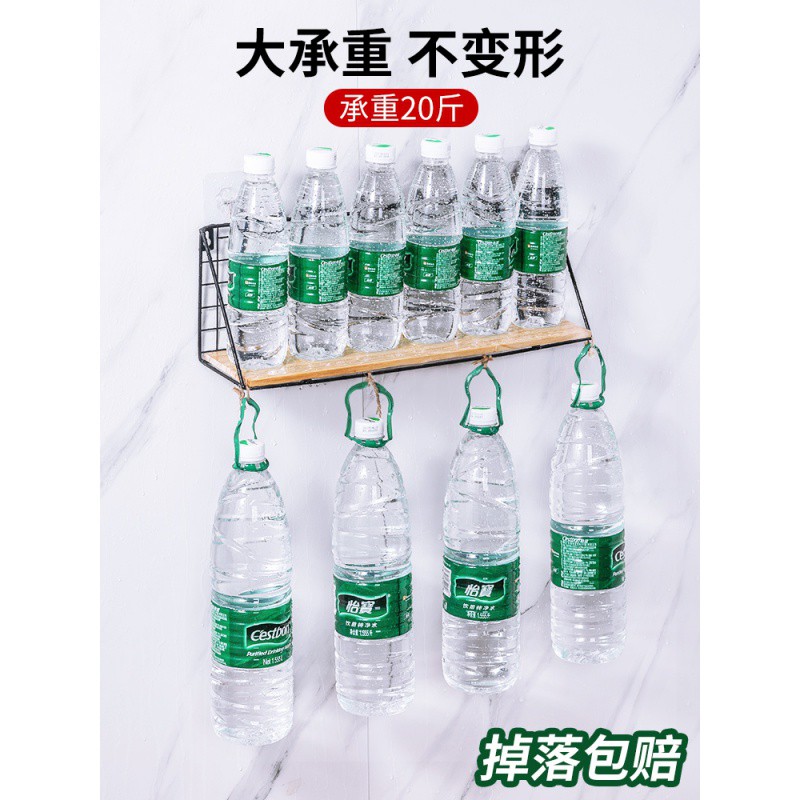 免打孔墙上置物架床头卧室墙壁墙面壁挂篮厨房挂墙宿舍收纳架收纳层架 三维工匠高清大图