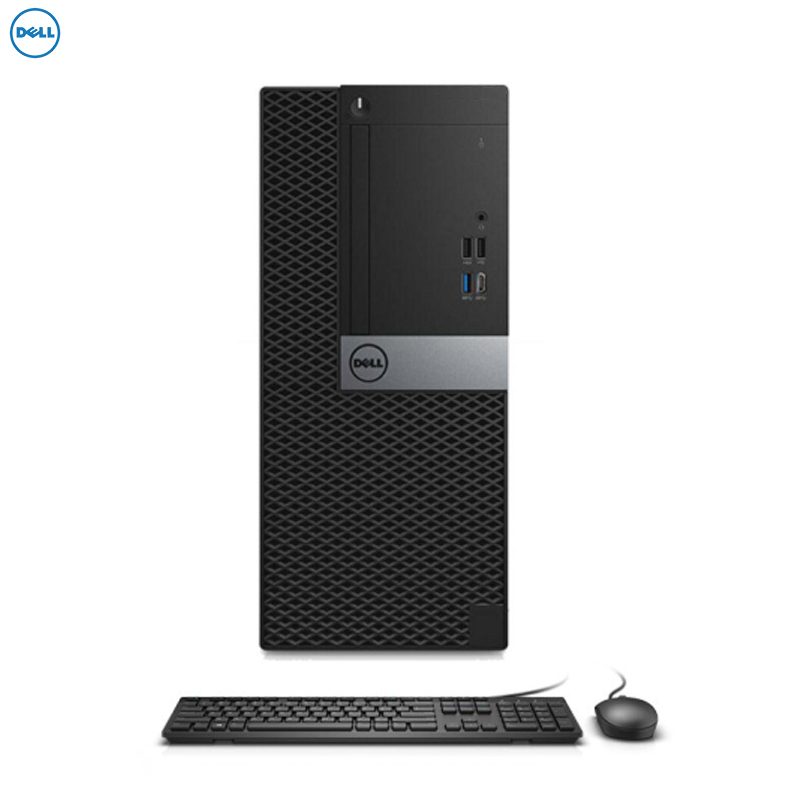 戴尔商用Optiplex7070MT台式电脑 21.5英寸屏(i7-9700 8G 1T+128GSSD 刻录 W10