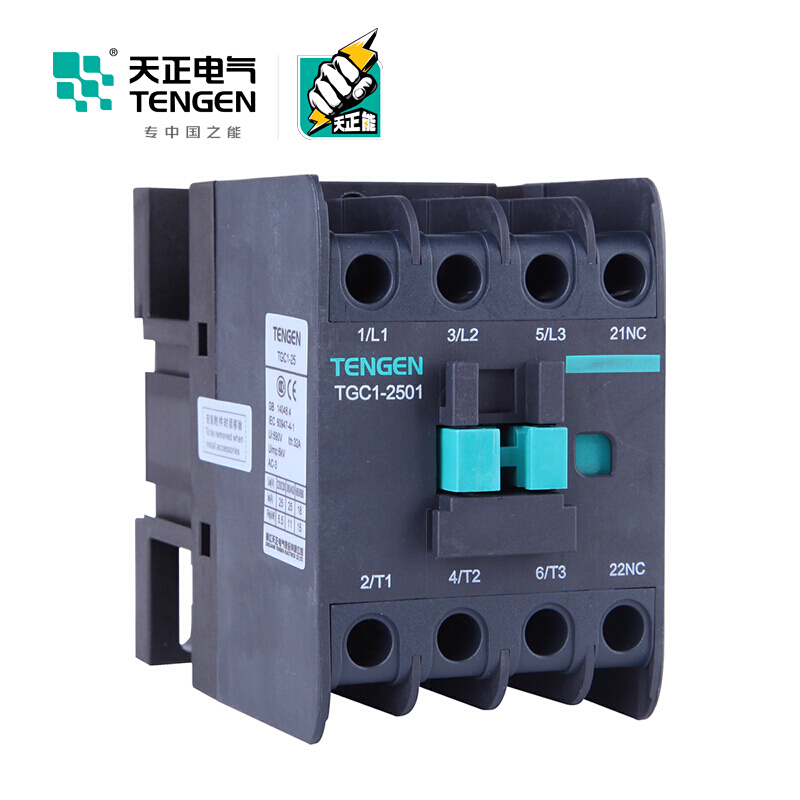 天正电气 TGC1-2501 380V 50Hz 3NO 1NC 3P 02010180078 交流接触器