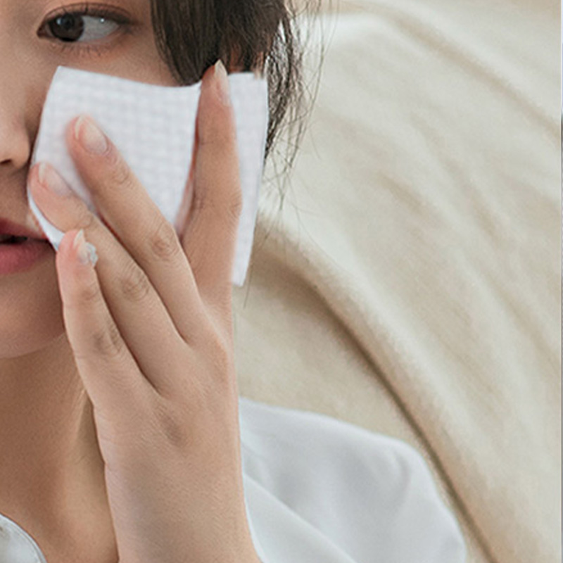 洁丽雅洁面巾3包全棉加厚珍珠纹卷装MRJ255-3高清大图