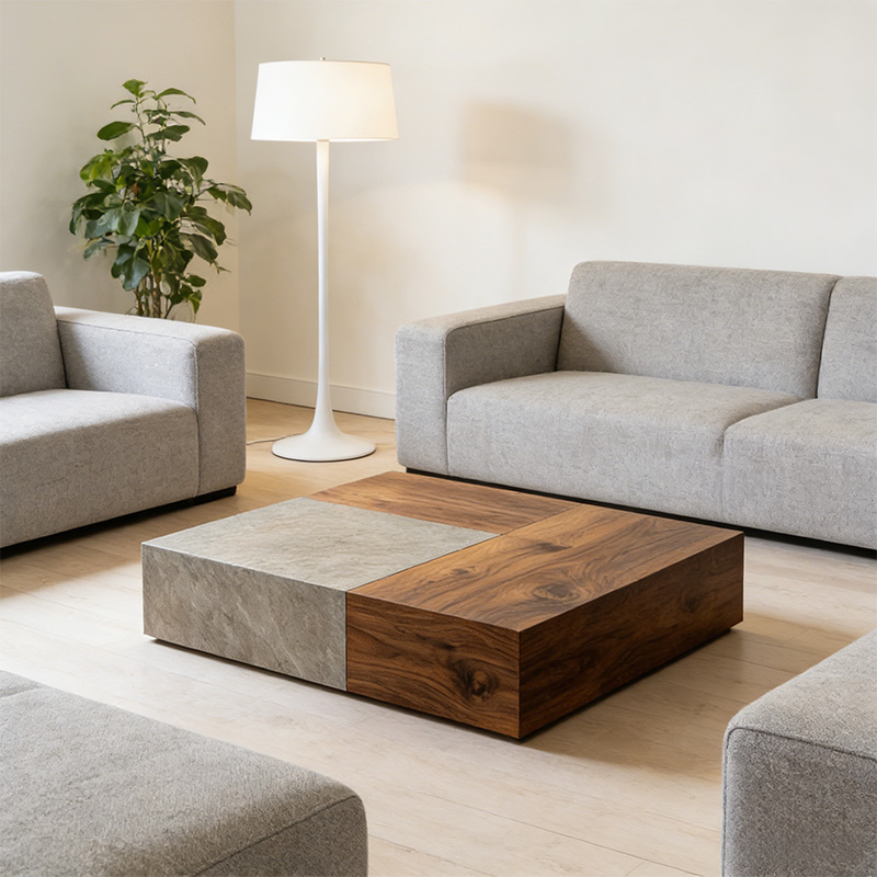 夸汌 方形桌子 1100*1000*400mm 张高清大图