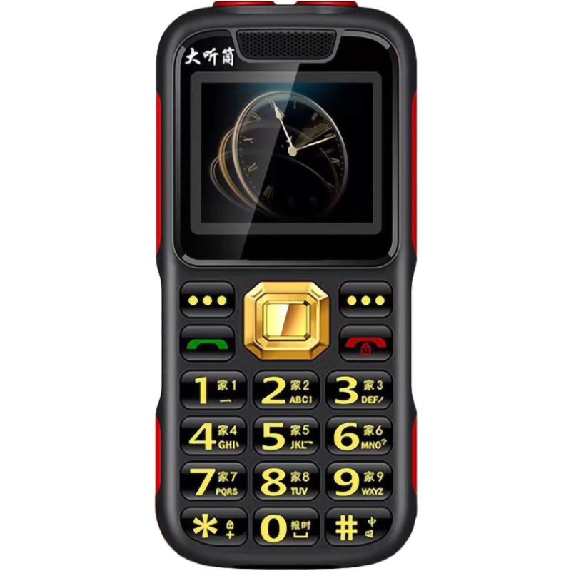 大音量超长待机电信学生女翻盖老年手机大屏移动版a9000手机黑色视频