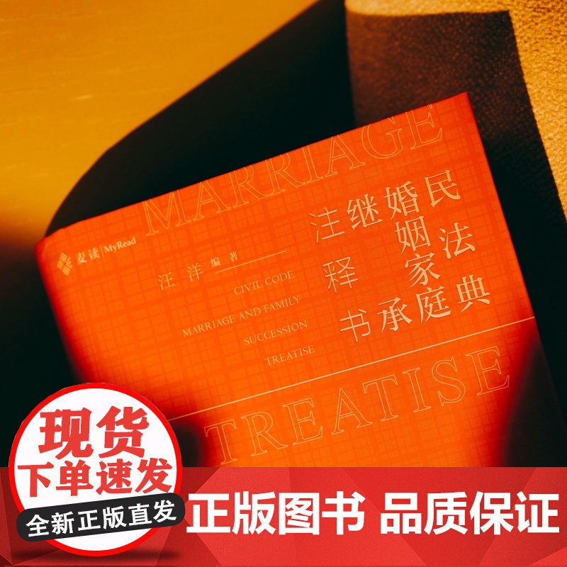 2025新书 民法典 婚姻家庭继承注释书 汪洋 编著 中国民主法制出版社 法律注释体系工具书 司法解释 参考性案例 理解高清大图