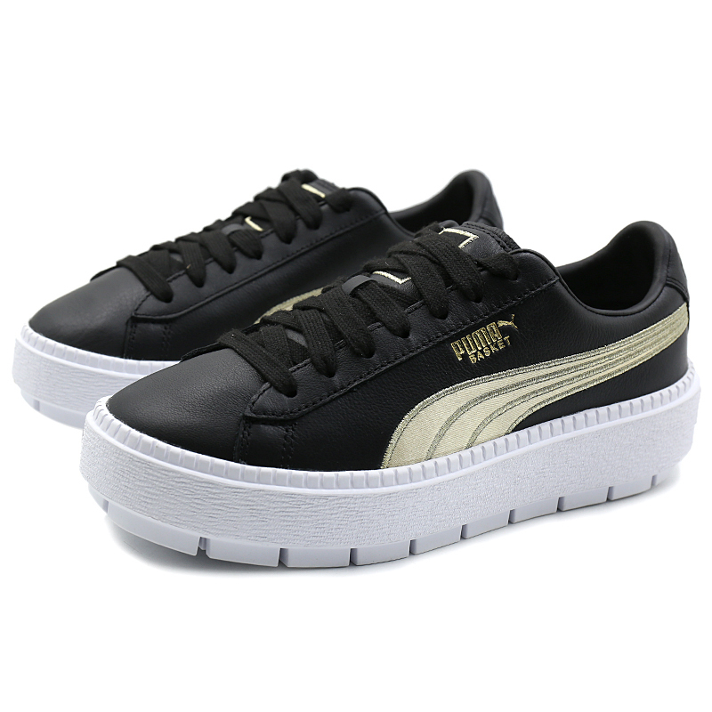 彪马(Puma)女士低帮系带松糕厚底休闲鞋36772801