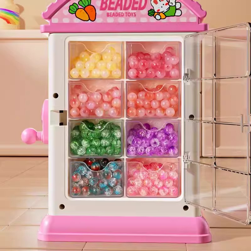 儿童自动串珠机女孩生日礼物手工diy女童玩具制作材料手链礼1663高清大图