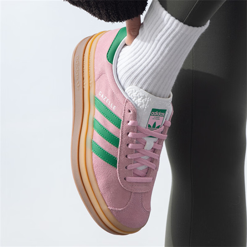 阿迪达斯（adidas）三叶草女鞋新款透气时尚潮流轻便跑步运动休闲鞋IE0420 ZP高清大图