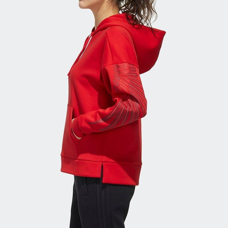 ADIDAS阿迪达斯连帽卫衣运动休闲舒适女装套头衫GG0772 Z