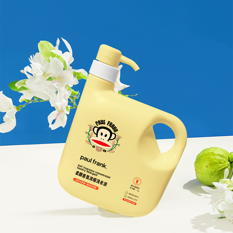 大嘴猴(Paul Frank) 柔顺香氛浓缩 1KG 洗衣液 (计价单位:瓶)高清大图
