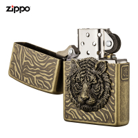 zippo芝宝打火机美国原装ZIPPO之宝防风煤油打火机虎睛ZBT-1-4