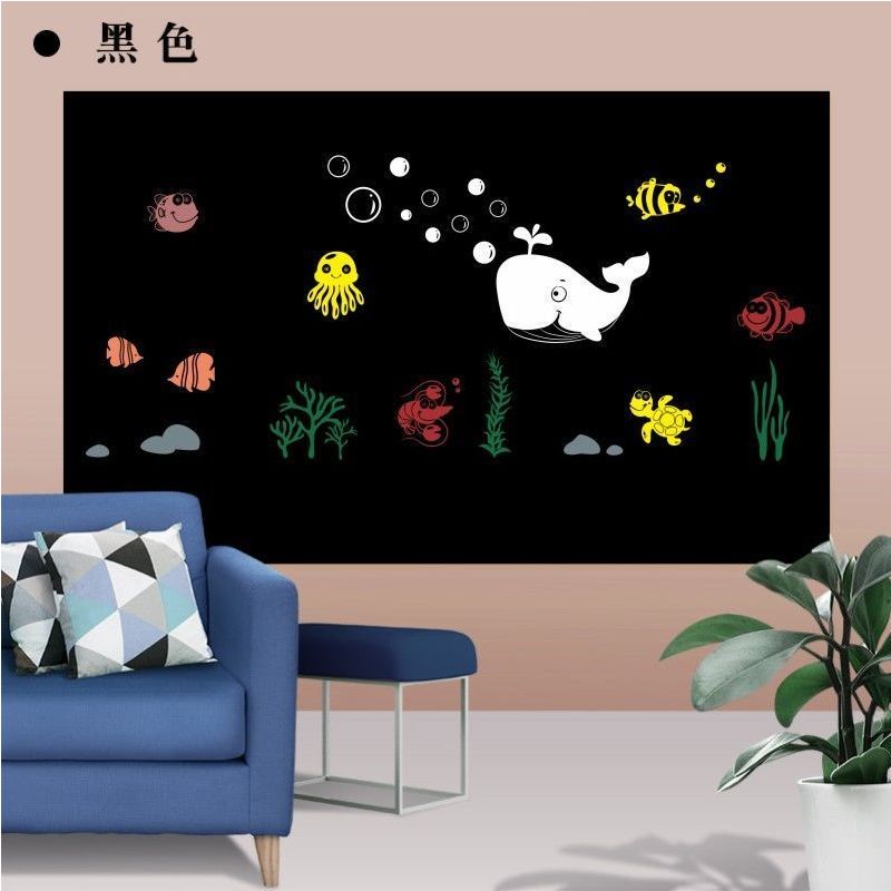 软白板墙贴黑板墙贴自粘教学办公学生家用儿童涂鸦画画留言可移
