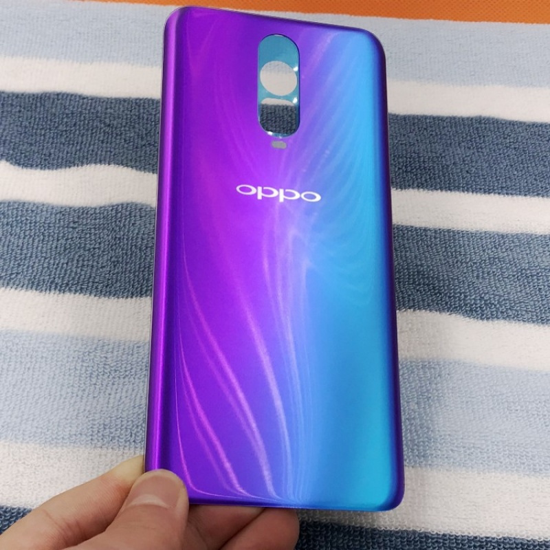 r17玻璃后盖oppor17pro电池后盖手机前壳中框后壳屏 r17pro雾光渐变色