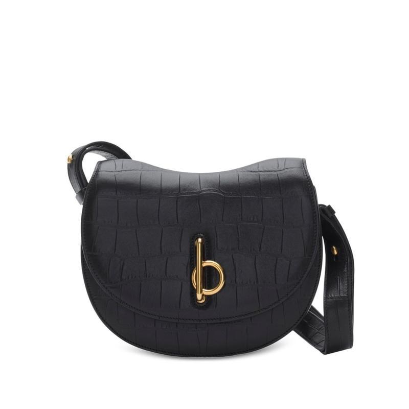 博柏利(BURBERRY)女士时尚百搭配色单肩包轻便斜挎包日常通勤手提