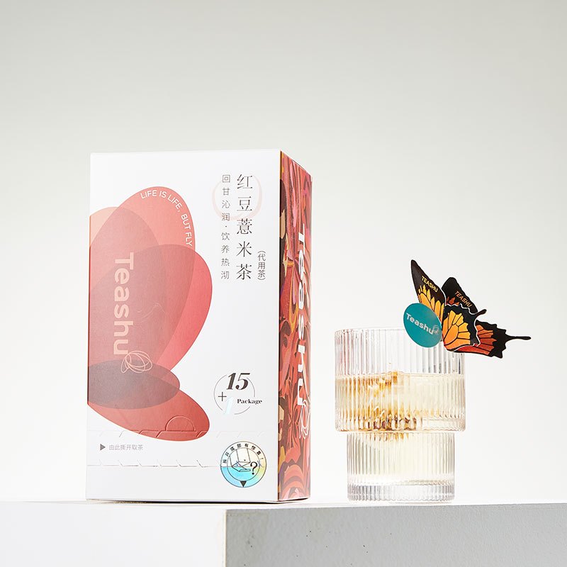 TEASHU红豆薏米男女养生茶15袋茶包