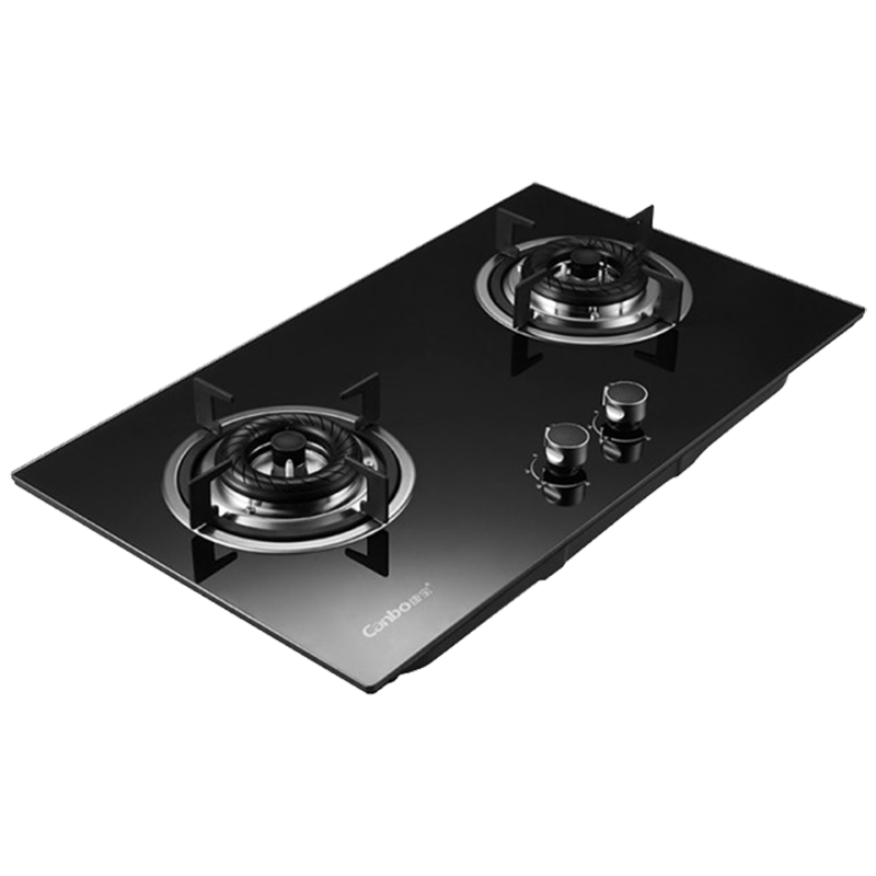 康宝(Canbo) JZY(T)-Q245-Y2 燃气灶家用灶具 台式嵌入式台嵌两用双灶 钢化玻璃 5.0kw大火力爆炒